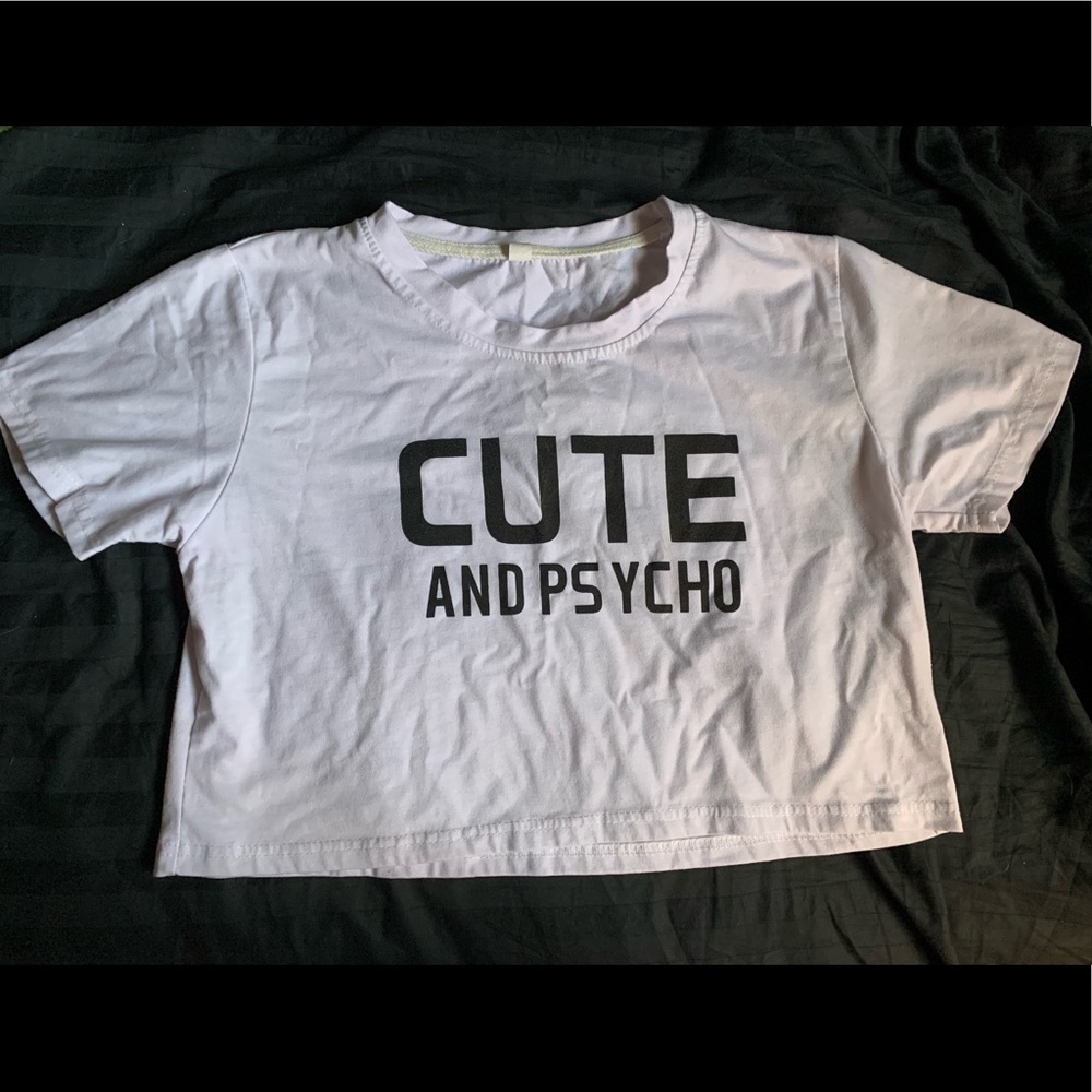 White crop top